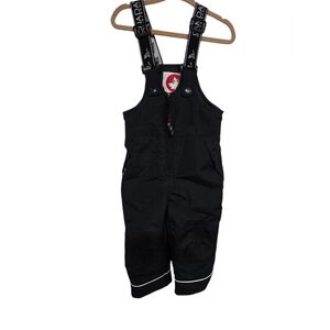 Canada Weather Gear Black Snow Bib Overalls 24 Months